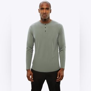 X CUT long sleeve grey shirt large